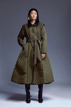 Trend Prediction, Velvet Dress Maxi, Trench Coat Style, Jacket Collection, Tall Fashion, Fall Coat, Quilted Coat, Clothes Shopping, Karen Millen