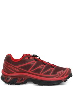 Find SALOMON Advanced Xt-6 Rum Sneakers on Editorialist. black/red mesh design toggle fastening logo print to the side pull-tab at the tongue round toe rubber outsole rubber sole Planet People, Mesh Design, Pull Tab, Logo Print, Black Red, Rum, Rubber Sole, Shoes Sneakers, Black And Red