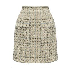 High quality couture boucle tweed from a small mill in England is fashioned into a classic pencil skirt with two front pockets. Frayed detail at pockets. For custom fit, include waist and hip measurements in note with order Fully lined with silk charmeuse Hand finished hem Dry clean only Fitted Tweed Skirt With Pockets, Tweed Pencil Skirt For Office, Office Tweed Pencil Skirt, Tweed Mini Skirt With Pockets, Workwear Tweed Dress With Pockets, Tweed Dress With Pockets For Work, Tweed Workwear Dress With Pockets, Elegant Tweed Dress With Pockets For Work, Elegant Tweed Work Dress With Pockets