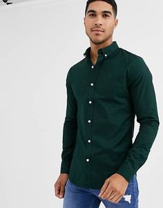 Oxford Shirt Outfit, Tshirt Outfit Men, Apocalyptic Outfit, Post Apocalyptic Outfit, Green Shirt Outfits, Dark Green Shirt, Stylish Shirts Men, Oxford Shirt Men, Shirt Outfit Men