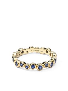 18kt yellow gold polished finish bezel setting blue sapphires Ring Blue, Blue Sapphire Rings, Van Cleef Arpels, Gold Polish, Fine Rings, Lady Dior, Hermes Birkin, Womens Jewelry Rings, Bezel Setting