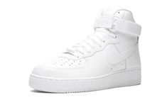 the nike air force high is white