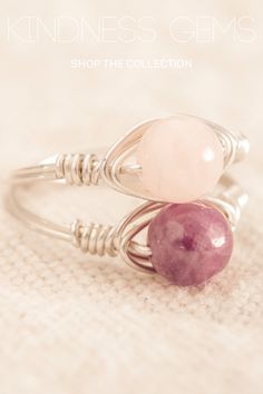 Known for its simple dainty elegance, these rose quartz rings are likely to become your newest obsession. Rose quartz opens the heart to give and receive love, bringing clarity to relationships. | jewelry rings | jewelry gift ideas | womens jewelry and accessories Handmade Adjustable Rose Quartz Rings, Adjustable Pink Stackable Promise Rings, Pink Adjustable Stackable Promise Rings, Pink Sterling Silver Stackable Jewelry, Dainty Natural Stone Promise Rings, Dainty Promise Ring With Natural Stones, Adjustable Rose Quartz Ring, Adjustable Pink Moonstone Ring As Gift, Adjustable Rose Quartz Rose Gold Ring