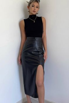 Item Type: BottomsMaterial: PUPattern: PlainColor: BlackSize: S,M,L Size (CM): Length Hip Waist S 83 90 64 M 84 94 68 L 85 98 72 Chic Stretch Skirt For Club, Chic Knee-length Pencil Skirt For Club, Chic Knee-length Skirt For Club, Chic Fitted Pencil Skirt For Club, Black Pencil Skirt For Club In Fall, Black Pencil Skirt For Fall Party, Black Pencil Skirt For Club During Fall, Fitted Pencil Skirt For Club In Fall, Fitted Pencil Skirt For Fall Clubbing