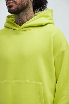 Available In Neon Green. Hoodie Long Sleeve 60% Cotton 40% Polyester Imported | Mens Tyson On The Go Hoodie in Neon Green size XL by Fashion Nova Neon Green Men Outfit, Neon Hoodies, Neon Green Fashion, Neon Hoodie, Urban Green Hoodie With Double-lined Hood, Neon Green Hoodie, Green Hoodie, Mens Fleece, Long Hoodie