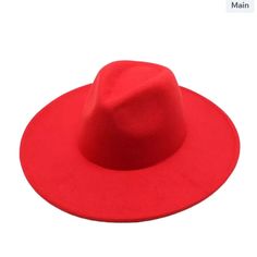 Size M /L Fits 58-60 Cm Inner Drawstring Fedora Hat, Lady In Red, Fedora, Women Accessories, Hats, Red, Women Shopping, Color