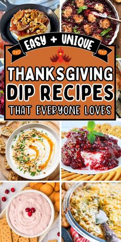 Easy and unique Thanksgiving dip recipes for a crowd, including hot dip and make ahead cold dips for easy potluck appetizers. Chicken Ranch Dip Recipe, Thanksgiving Dip Recipes, Thanksgiving Dips, Thanksgiving Dip, Thanksgiving Appetizers Dips, Dips Easy, Cobb Salad Ingredients, Dips Appetizers