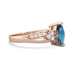 This marquise cut london topaz ring makes for a royal look. Surrounded by {diamondcarats} on an intricate 14K Rose Gold band, this ring is made for someone special. Luxury Yellow Gold Rings With Lab-created Sapphire, White Gold Opal Ring, London Topaz Ring, London Topaz, Alexandrite Jewelry, Blue Topaz Jewelry, Tanzanite Jewelry, Marquise Ring, Royal Look