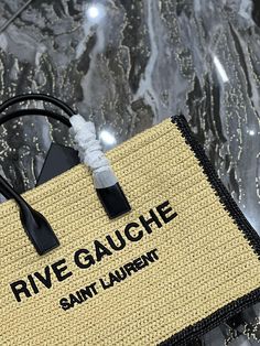 Description S.L Rive Gauche Tote Bag In Raffia For Women 18.9in/48cm YSL 685742GAAAG2099 Rep 1:1 Size: 48 x 36 x 16cm / 18.9 x 14.2 x 6.3 inches (Length x Height x Width ) Snap button Handle: double Big compartment Magnetic snap closure Include dust bag. This product is of the best quality. Rive Gauche, Luxurious Design, Evening Clutch Bag, Saint Laurent Bag, Branded Handbags, Luxury Accessories, Formal Event, Contact Us, Yves Saint Laurent