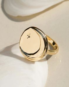 Minimalist 14k Gold-tone Ring, Adjustable Polished Dome Ring For Promise, Adjustable Polished Dome Ring For Promises, Tarnish-resistant 14k Gold Dome Ring, Gold Crystal Brass Ring For Anniversary, Gold Brass Crystal Ring For Anniversary, Tarnish Resistant Yellow Gold Plated Crystal Ring, Tarnish Resistant 14k Gold Filled Open Ring, Yellow Gold Plated Crystal Ring