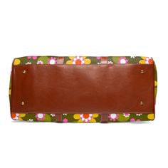 Bring a hippie-dippy style to all your journeys with this Groovy Hippie Daisy Flower Power Travel Bag. Crafted from water-resistant fabric with brown PU leather handles and an adjustable shoulder strap, it will keep your belongings safe and secure on all your trips – no matter how far out they are! Key Features One size: 20" × 12'' × 9" (50.8cm × 30.5cm × 23cm ) 100% high-grade microfiber PU leather: Microfiber leather is a type of synthetic leather, made from a combination of microfiber non-wov Bohemian Everyday Flower Shoulder Bag, 70s Duffle Bag, Hippie Bag Soul Flower (soulflower Clothing), Travel-ready Multicolor Embroidered Hobo Shoulder Bag, Floral Print Double Handle Travel Bag, Water Resistant Fabric, Daisy Flower, Leather Handle, Travel Bag