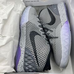 ad eBay - Find many great new & used options and get the best deals for NIKE KYRIE 1 AS ALL-STAR DARK GREY MULTI-COLOR BLACK PURPLE 742547-090 Size 5Y at the best online prices at eBay! Free shipping for many products! Gray High-top Fade-resistant Running Shoes, Nike Custom Gray Sneakers For Light Sports, Gray Training Sneakers With Boost Midsole, Nike Gray Mid-top Custom Sneakers, Gray Low-top Basketball Shoes With Boost Midsole, Gray Low-top Basketball Shoes With Energy-returning Cushion, Gray Breathable Basketball Shoes For Streetwear, Breathable Gray Basketball Shoes For Streetwear, Gray Lace-up Basketball Shoes For Streetwear