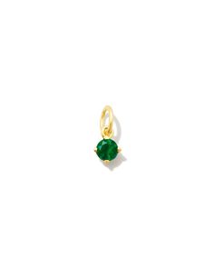 Add the Blakely 18k Gold Vermeil Charm in Green Onyx to your collection for some extra glamour—it can be added to a necklace, bracelet, or even huggie earrings, so it’s the ultimate team player. With its gorgeous stone and elegant setting, this one is a total stunner. Metal 18k Yellow Gold Vermeil What is Vermeil? Vermeil (that’s pronounced ver-may) is a gold plating technique that dates back to the 19th century. While other jewelers plate over less durable metals, our vermeil starts with a Sterling Silver base and is plated with just over 2.5 microns of 18k Gold to create a more timeless piece, worthy of the Demi-Fine name. Learn More About Metals & Care Size 0.30"Lx0.22"WDue to the one-of-a-kind nature of the medium, exact colors and patterns may vary slightly from the image shown. | Ken Green Charms Jewelry For Everyday, Everyday Green Charms Jewelry, Classic Huggie Birthstone Jewelry, Elegant Green Huggie Jewelry, Classic May Birthstone Jewelry, Tarnish Resistant, Classic May Birthstone Jewelry Tarnish Resistant, 14k Gold Jewelry With Polished Finish For May Birthstone, 14k Gold Jewelry For May Birthstone With Polished Finish, 14k Gold Jewelry For May Birthstone