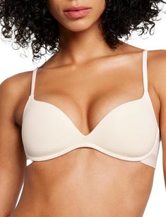 PRICES MAY VARY. SIZING: Bras for women designed for AA, A, and B cup sizes. Important to follow our measurement chart for sizing. Grab a tape measure and see the measurement chart. FIT: The style is designed to fit more snugly. If you prefer a less-snug band fit, we recommend sizing up using our sister size chart. Buttery soft fabric delivers body hugging fit. Adjustable straps and hook & eye band closure deliver custom fit. PADDED BRA: Padded push up wireless bra for oomph without the oof. Wir Pepper Bra, Cheap Classic Push-up Bra, Stretch Lined Push-up Bra, Cheap Supportive Intimates With Built-in Bra, Affordable V-neck Intimates With Removable Bra Pads, Eye Band, Solid Compressive Underwire Bra, Push Up Pads, Low Cut Top