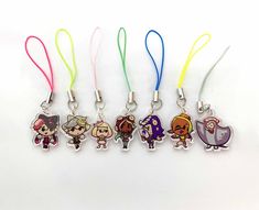 Single-sided phone charm/keychain featuring your choice of 7 Splatoon characters! Drawn by me. Printed on laser-cut acrylic, charm is 1 in. height. Art size are no bigger than a quarter. The Pearl Charm is about 2 mm shorter than the rest. Characters included: Callie Marie Pearl Marina Shiver Frye Big Man (Note: colors have been altered by the manufacturer slightly since the last batch. The primary photo has been updated to reflect the current colors. The same drawing was submitted both times, a Splatoon Keychain, Splatoon Characters, Pearl Marina, Callie Marie, Splatoon Idols, Pearl And Marina, Callie And Marie, Golden Egg, Steven Universe Fanart