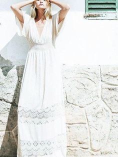 Buy More! Save More!




Sleeve
Long Sleeve


Material
Polyester


Pattern
Splice


Size
Free Size


Colour
White Beach Maxi Dresses, Women Vacation, Elegant White Dress, Beautiful White Dresses, White Summer Dress, Long Beach Dress, Beach Maxi Dress, White Dresses For Women, White Maxi