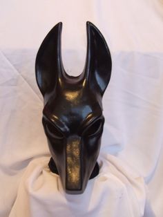 Hand made Anubis black mask. Maretial: Fiberglass, Acrylic Paint Comes with 2 straps to secure it on your head Shipping terms : 1. We ship to Worldwide. 2. We ship your orders within 1-3 business days after the payment cleared. 3. Item shipped from Serbia post , usually it takes 7 to 15 days to reach most of countries including U.S. and Europe . Anubis Mask, Making Paper Mache, Smartphone Repair, Costume Masks, Leather Mask, Custom Ideas, Costume Mask, Black Mask, Art Characters