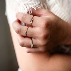 Embrace the ethereal beauty of the Iris Moonstone Ring, crafted in luxurious 14 karat gold. This delicate piece features a mesmerizing moonstone, measuring 3x4mm, known for its enchanting, iridescent glow. The ring is set on a refined 1mm band, allowing the moonstone to shine with understated elegance. Perfect for adding a touch of celestial charm to your jewelry collection. Oxidised Jewellery, Vermeil Jewelry, Ethereal Beauty, Understated Elegance, Moonstone Ring, Silver Pieces, To Shine, Opal Rings, Pure Silver