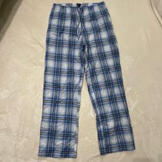 Gap Cotton Pj Pants Size Small. Made Of 100% Cotton. Brand New, Never Worn. Colors Are Light Blue, Dark Blue And White Plaid Blue Plaid Pajama Pants, Dark Blue Plaid, Plaid Pajama Pants, Plaid Pajamas, Lazy Outfits, Flannel Pajamas, Pajama Pant, Pj Pants, Pants Color