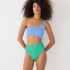 J.Crew: Textured One-piece Swimsuit With Cutouts For Women Tank Swimsuit, February 2023, Womens Swimwear, Tank Shirt, Tank Top Shirt, One Piece Swimsuit, Jumpsuit Dress, Fashion News, J Crew