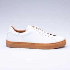 Buy White Geon Casual Shoes, admired for its elegant creations and quality materials and craftsmanship, Made in Turkey. Casual Shoes; Outer Surface is 100% Natural Leather and Inner Surface is 100% Natural Leather Produced in Turkey with Great Meticulousness. SOLE: Rubber (Mixture of natural rubber and plastic materials. Base Height: 3 CM We offer FREE DHL Express Delivery. Item will arrive in 3-7 working days. Elegant Low-top Custom Sneakers In Calf Leather, White Leather Lace-up Shoes With Rubber Sole, Classic Custom Sneakers For Formal Occasions, Formal Lace-up Leather Shoes With White Sole, Elegant Leather Sneakers With Contrast Sole, Classic Custom Sneakers With Textured Sole, Elegant Low-top Custom Sneakers, Elegant White Low-top Leather Shoes, Classic Formal Custom Sneakers With White Sole