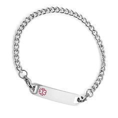 Stainless Steel Link Medical ID Bracelet Stainless Steel Link Jubilee Bracelet, Nickel-free Adjustable Chain Link Charm Bracelet, Nickel Free Adjustable Chain Link Charm Bracelet, Adjustable Nickel Free Chain Link Charm Bracelet, Adjustable Nickel-free Chain Link Charm Bracelet, Stainless Steel Jubilee Link Bracelet, Nickel Free Adjustable Link Bracelets, Nickel-free Adjustable Link Bracelets, Adjustable Link Bracelets, Nickel Free