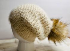 This Plain Jane super soft and fuzzy hat is my very favorite. It's so comfy and so stinkin cute. It's made of soft soft acrylic that's not too thick to wear in the fall but thick enough for most winter days. A big slouch adds boho style and a snap on pom lets you remove the pom to wash your hat. I can also crochet this fabulous hat in mint green or light purple. 🧶❤️ Cozy Soft Knit Bonnet One Size, Cozy Cream Soft Knit Hat, Cozy Soft Knit Bonnet For Fall, Cream Hat For Cold Weather, Cream Hat One Size For Cold Weather, One Size Cream Hat For Cold Weather, Cream One-size Hat For Cold Weather, Cozy Soft Knit Bonnet For Cold Weather, Cozy Soft Beanie One Size