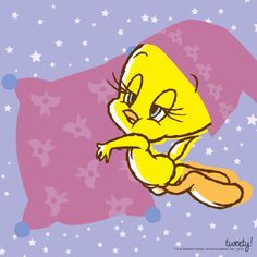 an image of a cartoon character saying happy dreams my friend