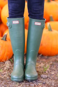 Hunter rain boots. Green Hunter Boots, Old Navy Vest, The Sweetest Thing, Womens Waterproof Boots, Sweetest Thing, Hunter Rain Boots, Rubber Boot, Rubber Boots, Fall Fun