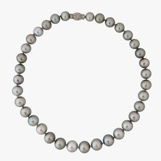 12-16mm Dark Aubergine Tahitian Pearl Necklace - Marina Korneev Pearls Luxury Tahitian Pearl Round Bead Necklace, Elegant Tahitian Pearl Necklace For Formal Occasions, Classic Tahitian Pearl Necklace With Round Beads, Elegant Tahitian Pearl Necklace With High Luster, Classic Tahitian Pearl Round Bead Necklaces, Elegant Tahitian Pearl Jewelry With Round Beads, Classic Tahitian Pearl Round Bead Necklace, Formal Single Strand Tahitian Pearl Necklace, Classic Tahitian Pearl Beaded Necklace