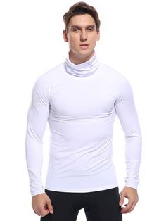 Sizing: True to size Material composition: 86% Polyester, 14% Elastane/Spandex Clothing type: H Material: Polyester Pattern: Letter Fabric elasticity: Slight elasticity Season: Four Seasons Weaving type: Knit Style: Leisure Weight: 350 g Pocket: No-back-pocket Discover the latest Men's high-neck high-elastic tight sports long-sleeved T-shirt, crafted with 86% Polyester and 14% Elastane for ultimate comfort and flexibility. This stylish and form-fitting top is perfect for workouts, sports activit Party Dresses Night, Tough Workouts, Christian Accessories, Men's Robes, Youth Clothing, Running Sports, Womens Robes, Night Out Dress, Business Attire