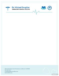 Medical Letterhead, Heart Pencil Drawing, Prescription Pad, Job Letter, Emergency Doctor, Guideline Template