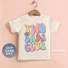 Highest Quality 🌟 Our onesies and toddler tees are printed using kid-safe ink on Gerber, Bella Canvas, and Gilden brands to keep your baby feeling cozy and allergy-free.  Love It Guarantee😍 We've crafted our refunds and exchanges policy with your satisfaction in mind, and we guarantee that your experience with us will be easy and worry-free. If you don't love it, we've got you covered for up to 15 days! Shipping and Production 📦 -- Orders are made the same day -- Ships the next day!  -- USPS Playful Graphic Print T-shirt For Daycare, Graphic Print T-shirt For Playtime, Cotton T-shirt With Custom Print For Playtime, Playful Graphic Print Tops For Father's Day, Playful Graphic Print T-shirt, Playful Letter Print Tops For Father's Day, Multicolor Letter Print T-shirt For Father's Day, Father's Day Multicolor Letter Print T-shirt, Father's Day Multicolor T-shirt With Letter Print