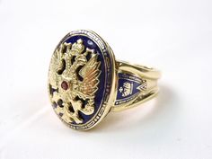 Attention: all jewelry is shipped with the LARGE jewelry tag.  If you remove it the item is NOT Returnable! Antique c. 1900 Imperial Eagle  14K Yellow Gold, Enamel & Ruby Heavy Unisex Ring Size 10 Item is gently used.  Attention international buyers!  Please check your local postal rules before buying! The transaction will be canceled if jewelry items made of gold,  diamonds, silver, etc are prohibited for shipping in your country. Antique 14k Stamped Jewelry For Ceremonial Occasions, Yellow Gold Enamel Oval Jewelry, Luxury Hallmarked Enamel Rings, Oval Yellow Gold Enamel Jewelry, Vintage Gold Enamel Ring Stamped 14k, Traditional 14k Stamped Ceremonial Jewelry, Traditional Ceremonial 14k Stamped Jewelry, Luxury Enamel Rings For Formal Occasions, Classic Oval Enamel Jewelry