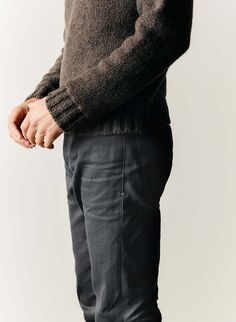 barton slim charcoal rigid jp – imogene + willie Rugged Cotton Jeans With Standard Cut, Black Cotton Jeans With Welt Pockets, Everyday Jeans With Double-needle Hem For Fall, Everyday Jeans With Double-needle Bottom Hem For Fall, Classic Washed Black Cotton Jeans, Fitted Rugged Rigid Denim Bottoms, Classic Washed Black Cotton Bottoms, Classic Selvedge Cotton Pants, Fitted Cotton Jeans For Winter