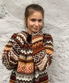 "Thank You for visiting my shop! Fair Isle Sweater Dress Made to order Design rights belong to adaLV - December 2016 This sweater has been made from 100% wool and the sweater is soft and warm. The item you buy will be shipped after your payment received and time needed to complete Your order. Measurements: Sleeve from armpit, Sweater length from shoulder to hem, Sweater width. Hand wash only. Lay flat to dry. Sizes (in inches): S - dress size 4/6, bust 34\", waist 27\", low hip 37\" M - dress si Nordic Style Warm Sweater For Fall, Warm Nordic Sweater For Fall, Nordic Wool Sweater For Fall, Scandinavian Style Sweater For Fall, Warm Brown Sweater For Cold Weather, Brown Knit Cardigan With Fair Isle Pattern, Brown Fair Isle Knit Cardigan, Scandinavian Long Sleeve Sweater For Fall, Nordic Hand Knitted Sweater For Fall