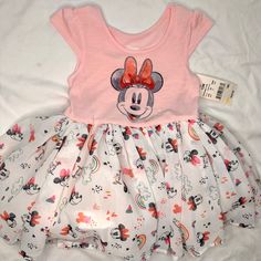 Nwt Disney Minnie Mouse Tulle Dress W/ Bottoms/Diaper Panties. 12 Months Playful Minnie Mouse Fitted Dress, Playful Fitted Minnie Mouse Dress, Playful Minnie Mouse Summer Dress, Playful Minnie Mouse Dress-up Dress, Playful Minnie Mouse Dress For Dress-up, Playful Minnie Mouse Short Sleeve Dress, Playful Short Sleeve Minnie Mouse Dress, Pink Summer Dress With Character Print, Summer Pink Dress With Character Print