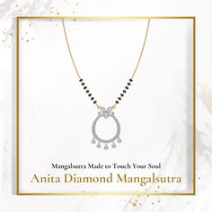 Anita Diamond Mangalsutra is the perfect mix of style and uniqueness. #AnitaDiamondMangalsutra #AnitaMangalsutra #AnitaDiamondMangalsutraOnline #OnlineAnitaDiamondMangalsutra #BuyAnitaMangalsutra #BuyAnitaDiamondMangalsutra #NewYork #FacetofLove #diamondmangalsutra