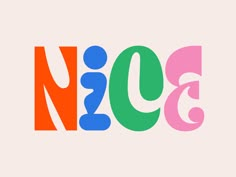 the number three in different colors on a white background with pink, green, and blue letters