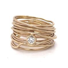 WRAP RING, 0.2CT Natural Diamond, Solid 14k Yellow Gold ring, Handmade one-of-a-kind ring, Gold Wrapped Ring, Gold Twist Ring, Wide Band Ring "Jewelry Material: Yellow Gold 14k  (the gold has been tested by a professional) Total Carat Weight: 0.2 ct (Approx.) Total Metal Weight: 10.25g Size:  10.5 US Grading Results: Stone Type: Diamond  Shape: Round Carat:0.2 ct (Approx.), Stones quantity: 1 Color: F Clarity: VS    Condition:NEW  Feel free to contact us for inquiries and consultation and specia Gold Chunky Ring, Bezel Diamond Ring, Gold Twist Ring, Bezel Diamond Rings, Diamond Wrap Ring, Gold Wrap Ring, Wide Band Ring, Chunky Ring, Gold Wrap