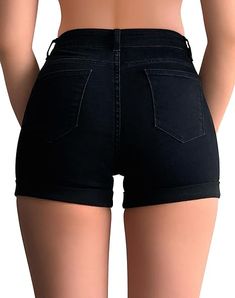 Item No. 786133 This jean shorts made of breathable and comfy denim fabric, which create a great wear experience for you Constructed with mid-rise, summer short jeans feature unique distressed designs in the hemline, taking the daily look up a notch effortlessly The rolled cuff creates a definite separation from the shorts to your legs, making you look even more extraordinary Match these classic 9 pockets shorts with tucked-in shirt or plain blouse to spice up your ordinary style High-waisted Stretch Jean Shorts For Summer, Stretch High-waisted Jean Shorts For Summer, Summer High-waisted Stretch Jean Shorts, Fitted Trendy Jean Shorts, Trendy Stretch Cutoff Jean Shorts, Stretch Cutoff Jean Shorts Trendy Style, Casual Stretch High-waisted Jean Shorts, Trendy Fitted Cutoff Shorts, Trendy Stretch High-waisted Shorts