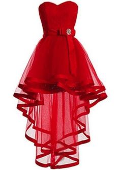 Sweetheart Red Tulle And Lace High Low Party Dress, Lace-up Formal Dress on Luulla Fitted Sleeveless Tulle Holiday Dress, Christmas Evening Tulle Dress, Red Tulle Holiday Dress For Wedding, Fitted Tulle Party Dress, Fitted Tulle Party Dress For Holidays, Fitted Tulle Party Holiday Dress, Fitted Tulle Holiday Dress For Party, Simple Prom Dress Short, Homecoming Dresses High Low