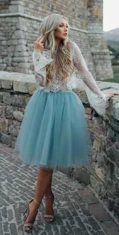 Boho Homecoming Dresses, Kemeja Denim, Prom Dress Short Lace, Tule Rok, Gonna In Tulle, Homecoming Dress Short, Long Sleeve Homecoming Dresses, Cute Homecoming Dresses, Cheap Homecoming Dresses