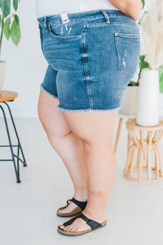 Judy Blue High Waist Tummy Control Fray Hem Shorts Overall Skirt Denim, Slay The Day, Skirt Crop, Denim Overalls, Denim Shop, Cropped Jeans, Jean Shorts, Blue Denim, Denim Jeans