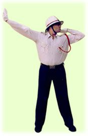 Traffic Police Hand Signals Indian Driving Schools Traffic Police Hand Signals Road Signals