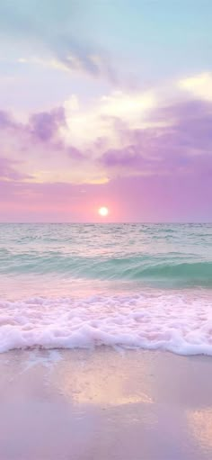 #sunrise #ocean #sea #wallpapers #Beach #peace #nature #pastel #waves #sea #photography Summer Wallpaper Phone, App Ikon, Wallpaper Cantik Iphone, Pastel Sunset, Summer Wallpapers, Beautiful Ocean Pictures