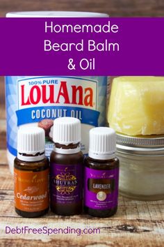 Beard Balm & Beard Oil: We will show you how to make your own beard balm and beard oil and condition that beard. Cleaning Spray Diy, Homemade Beard Balm, Beard Balm Recipe, Beard Oil Packaging, Homemade Beard Oil, Beard Oil Recipe, Diy Beard, Beard Care Products, Beard Butter