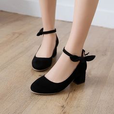 Heels:Approx 5cm Platform:Approx cm Upper Material:Pu Leather Outsole:Rubber If your foot is a little wide and fat, we suggest you choose 1 size larger, pls measure your foot length and choose a correct size. Thank you! Size Chart: Euro/CN 34 = foot length 21.5-22cm (Foot width=8-8.5cm) Euro/CN 35 = foot length 22-22.5cm (Foot width=8.5cm) Euro/CN 36 = foot length 22.5-23cm (Foot width=8.5-9cm Euro/CN 37 = foot length 23-23.5cm (Foot width=9cm) Euro/CN 38 = foot length 23.5-24m (Foot width=9-9.5 Chunky Pumps, Pink Pumps, Thick Heel, Thick Heels, Black Pumps, Homecoming Dresses, Homecoming, Pu Leather, Size Chart