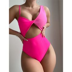 Features: Upgrade your poolside style with our New Sexy Asymmetric One Piece Swimsuit! Featuring a high leg cut, padded cups, and a unique cut out design, this swimsuit flatters your figure and offers a comfortable fit. Be the envy of the beach in this must-have bather!