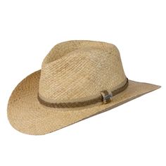 Western Style Woven Straw Hats, Western Style Short Brim Woven Straw Hat, Country Style Straw Hat With Woven Detail, Braided Wide Brim Hat For Ranch, Wide Brim Braided Hat For Ranch, Western Style Woven Straw Hat Band, Natural Woven Fedora For Rodeo, Country Style Woven Fedora For Rodeo, Western Style Woven Toquilla Straw Sun Hat